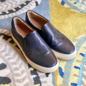 Frye Lena slip on leather sneakers